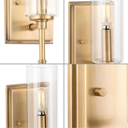 Elara 1 Light 5 inch Vintage Brass Bath Vanity Wall Light
