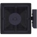 Madison 3 Light 16 inch Black Outdoor Downlight