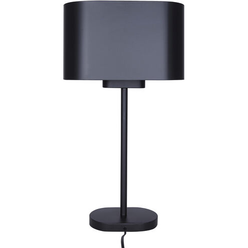 Kov 24 inch 60.00 watt Matte Black Table Lamp Portable Light