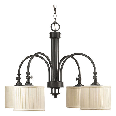 Clayton 4 Light 28.38 inch Espresso Chandelier Ceiling Light