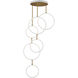Hoopla 6 Light 25.00 inch Pendant