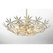 Flower Child 4 Light 21 inch Ambry Gold Pendant Ceiling Light