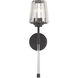 Garnet 1 Light 5.5 inch Matte Black Wall Sconce Wall Light