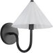 Alora Mood Serena 1 Light 8.38 inch Matte Black Bath Vanity Light Wall Light