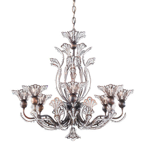 Rivendell 8 Light Heirloom Bronze Chandelier Ceiling Light