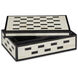 Carmine 11 inch White and Black with Natural Box