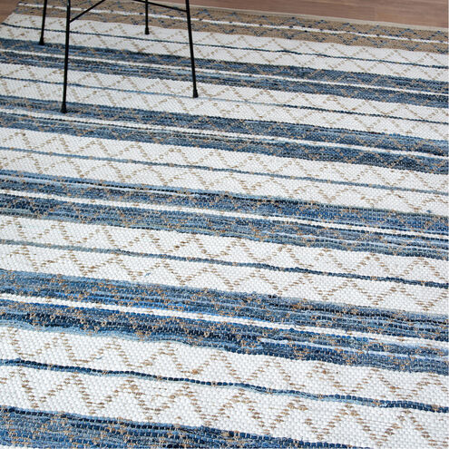 Shuttle Weave Durrie with Hamming 48 X 32 inch Multi Rug, Rectangle