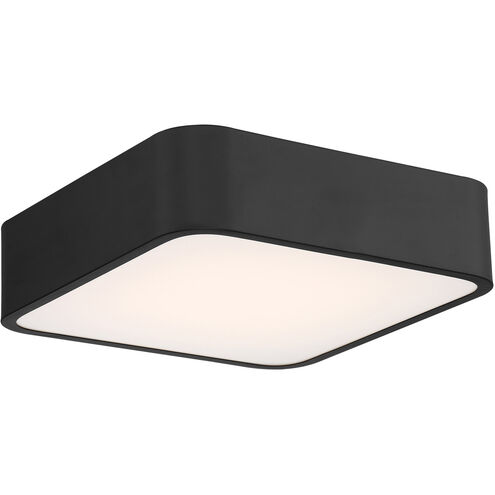 Granada LED 12 inch Black and White Flush Mount Ceiling Light