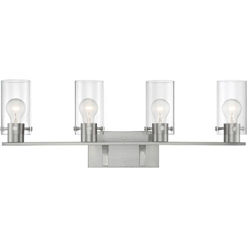 Sommerset 4 Light 30 inch Brushed Nickel Vanity Light Wall Light