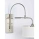 Kempsey 24 inch 75.00 watt Brushed Nickel Swing Arm Wall Bracket Wall Light