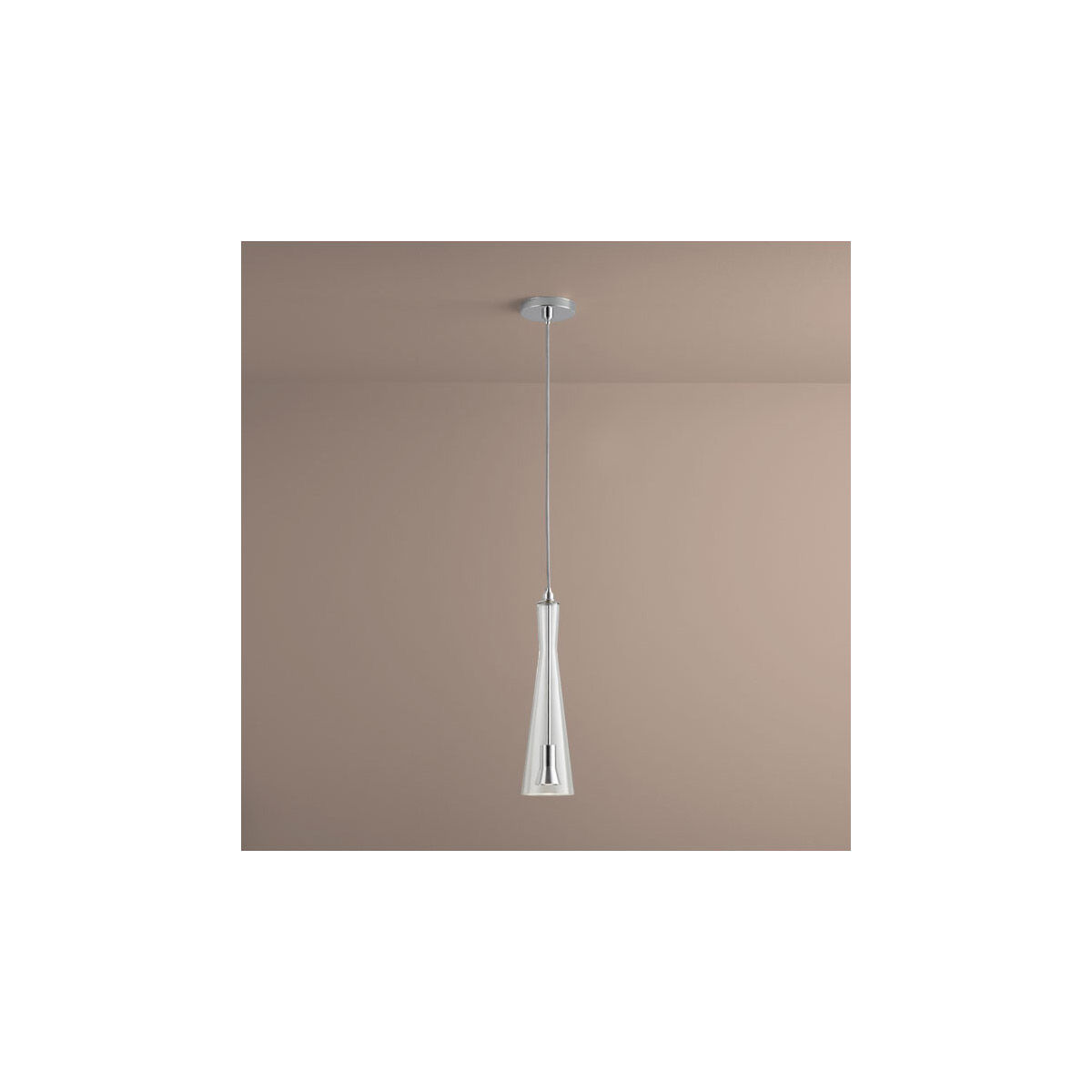Cornet 1 Light 4 inch Clear Glass Pendant Ceiling Light