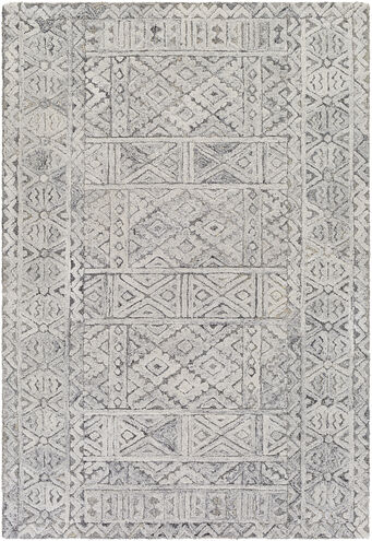 Montclair 90 X 60 inch Light Gray Rug in 5 x 8, Rectangle