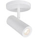 Silo LED 5 inch White Flush Mount Ceiling Light in Monopoint