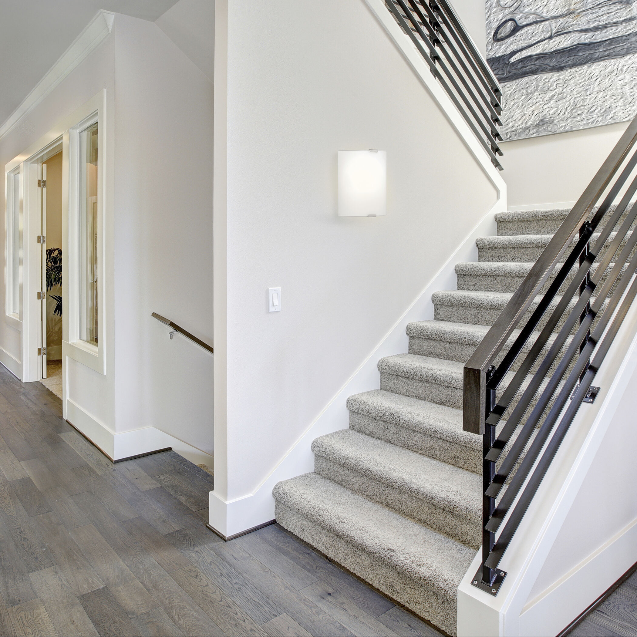 Grafik 1 Light 11 inch Chrome Ceiling Light