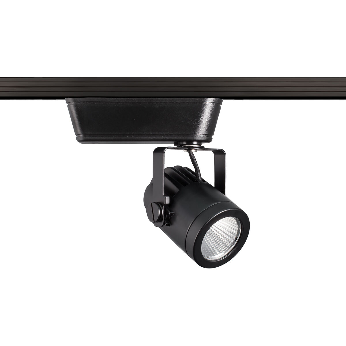 Precision 1 Light 120 Black J Track Fixture Ceiling Light in 4000K