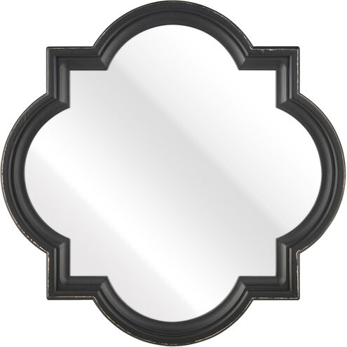 Ogee 27 X 27 inch Black with Clear Wall Mirror