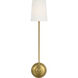 Thomas O'Brien Vendome LED 5.5 inch Hand-Rubbed Antique Brass Single Cordless Sconce Wall Light