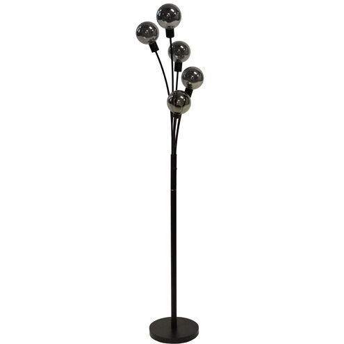 Transitional 70.5 inch 25.00 watt Black Decorative Floor Lamp Portable Light