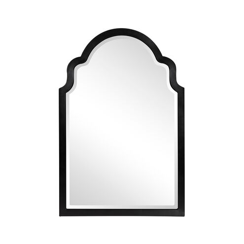 Sultan 36 X 24 inch Glossy Black Wall Mirror