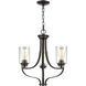 Market Square 3 Light 19 inch Oil Rubbed Bronze Chandelier Ceiling Light