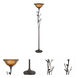 Pinecone 72 inch 150 watt Rust Torchiere Portable Light