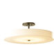 Disq LED 23 inch Dark Smoke Semi-Flush Ceiling Light, Large