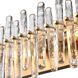 Icicles 4 Light 36 inch Satin Brass Bath Vanity Wall Light