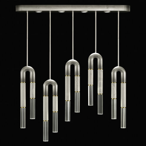 Antonia LED 51.5 inch Silver Pendant Ceiling Light