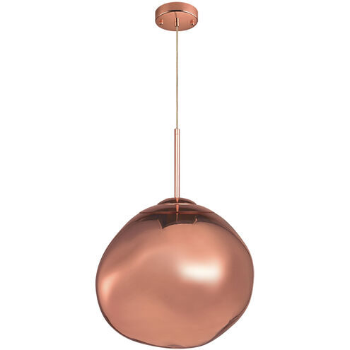 Galactic LED 19 inch Copper Pendant Ceiling Light