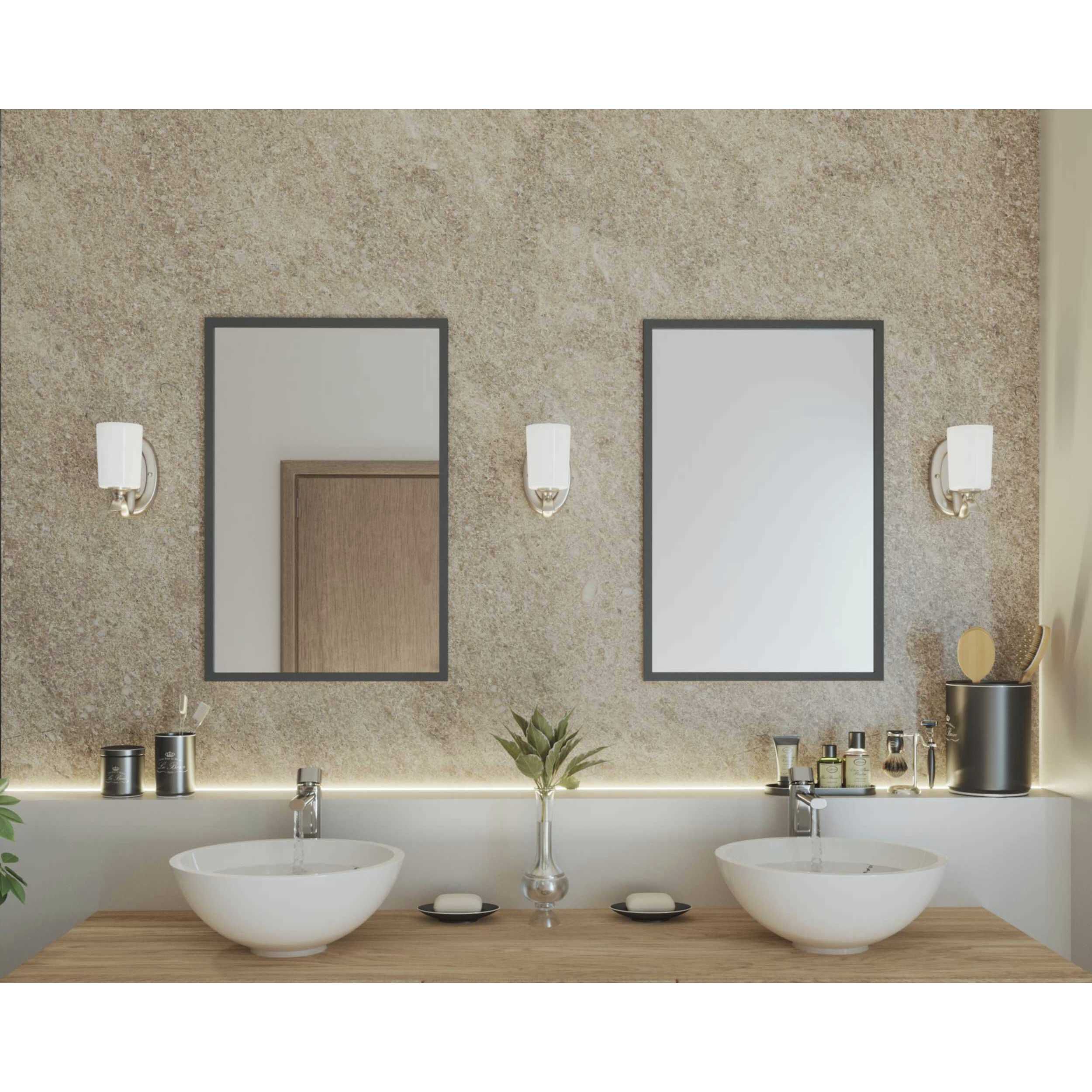 Mark 1 Light 5 inch Brushed Nickel Bath Vanity Wall Light