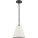 Rydell 1 Light 9 inch Matte Black Mini Pendant Ceiling Light