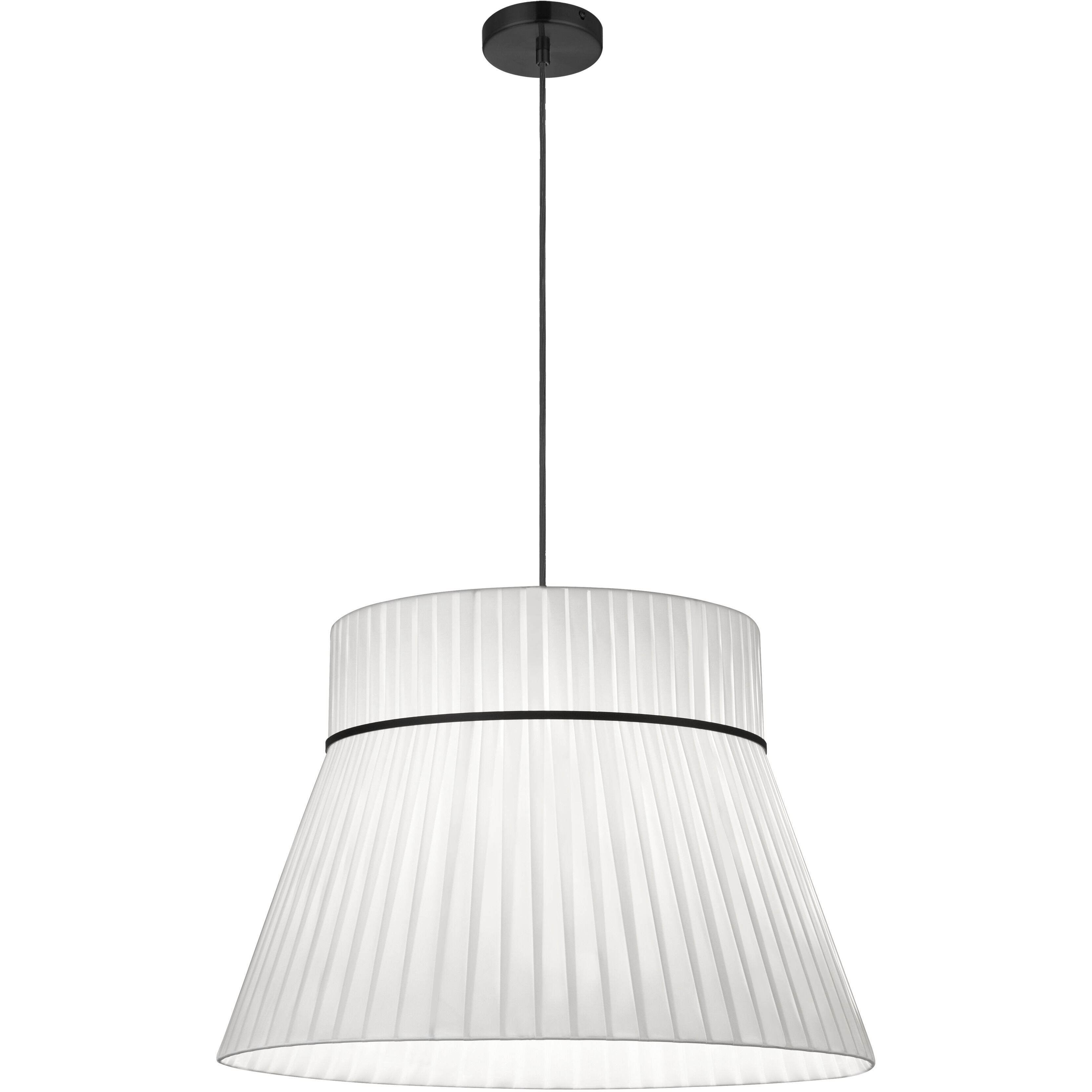 Rochelle 1 Light 24 inch Matte Black Pendant Ceiling Light