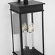 C&M by Chapman & Myers Cupertino 4 Light 25.63 inch Textured Black Outdoor Wall Lantern
