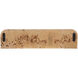 Anita 18.9 inch Brown Wall Shelf