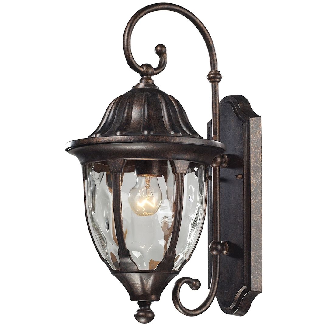 Glendale 1 Light 18 inch Regal Bronze Outdoor Wall Sconce