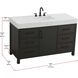 Nathan 54 X 34 inch Mocha Brown Bathroom Vanity Cabinet in 1