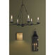 Wes 2 Light 7 inch Patina Brass/Textured Black Wall Sconce Wall Light