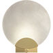 Callisto 1 Light 10 inch Modern Brass Sconce Wall Light