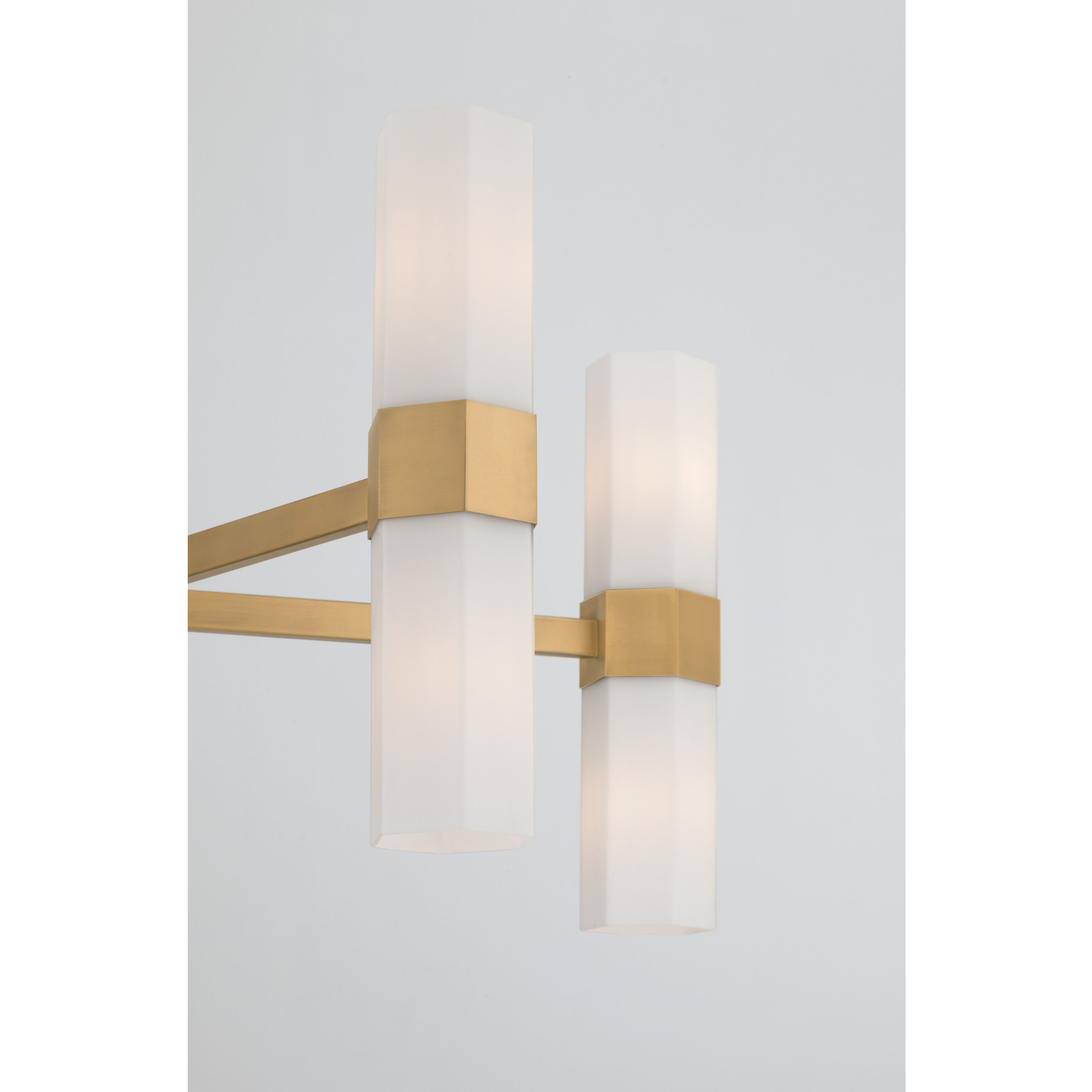 Delgada 10 Light 36 inch Legacy Brass Chandelier Ceiling Light