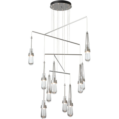 Link 10 Light 35 inch Vintage Platinum Mobile Pendant Ceiling Light