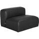 Augustus Santosa Matte Black Modular Sofa, Middle