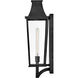 Coastal Elements Georgetown 1 Light 26.75 inch Black Outdoor Wall Mount