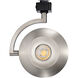 Orb 120 Brushed Nickel LED Track Head - J-Type Ceiling Light