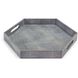 Hex Charcoal Serving Tray