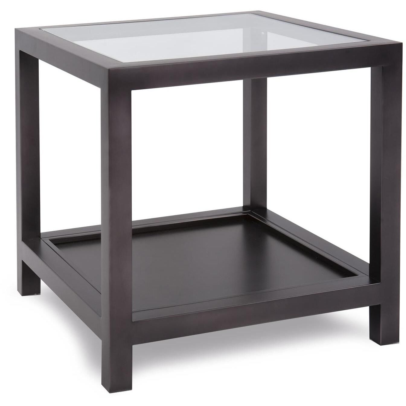 Dumas 23.75 X 22 inch Nickel Side Table