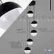 Artisan Collection/RAVELLO Series 5 Light 10 inch Black Pendant/Chandelier Ceiling Light