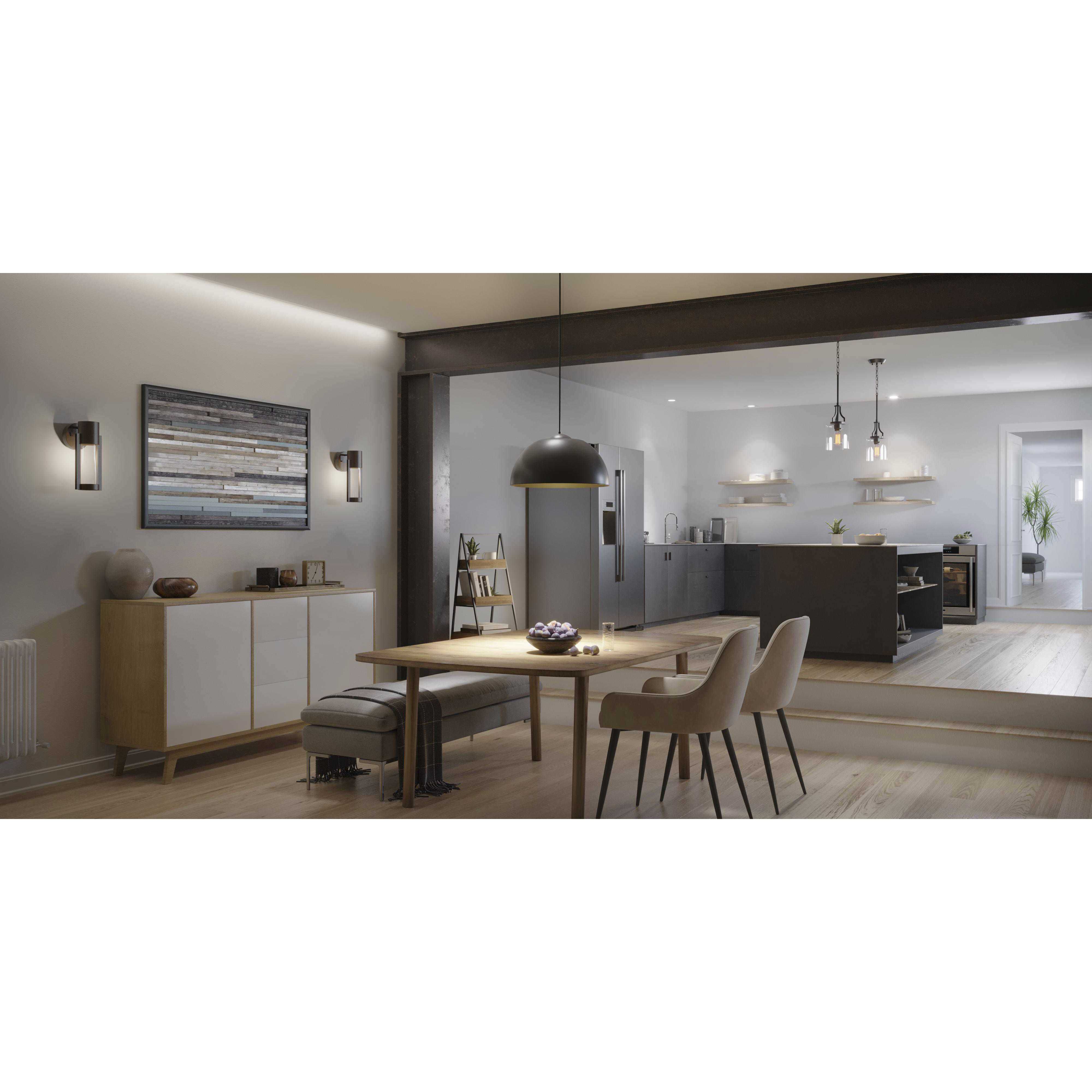 Dome LED LED 16 inch Antique Bronze Pendant Ceiling Light, Progress LED