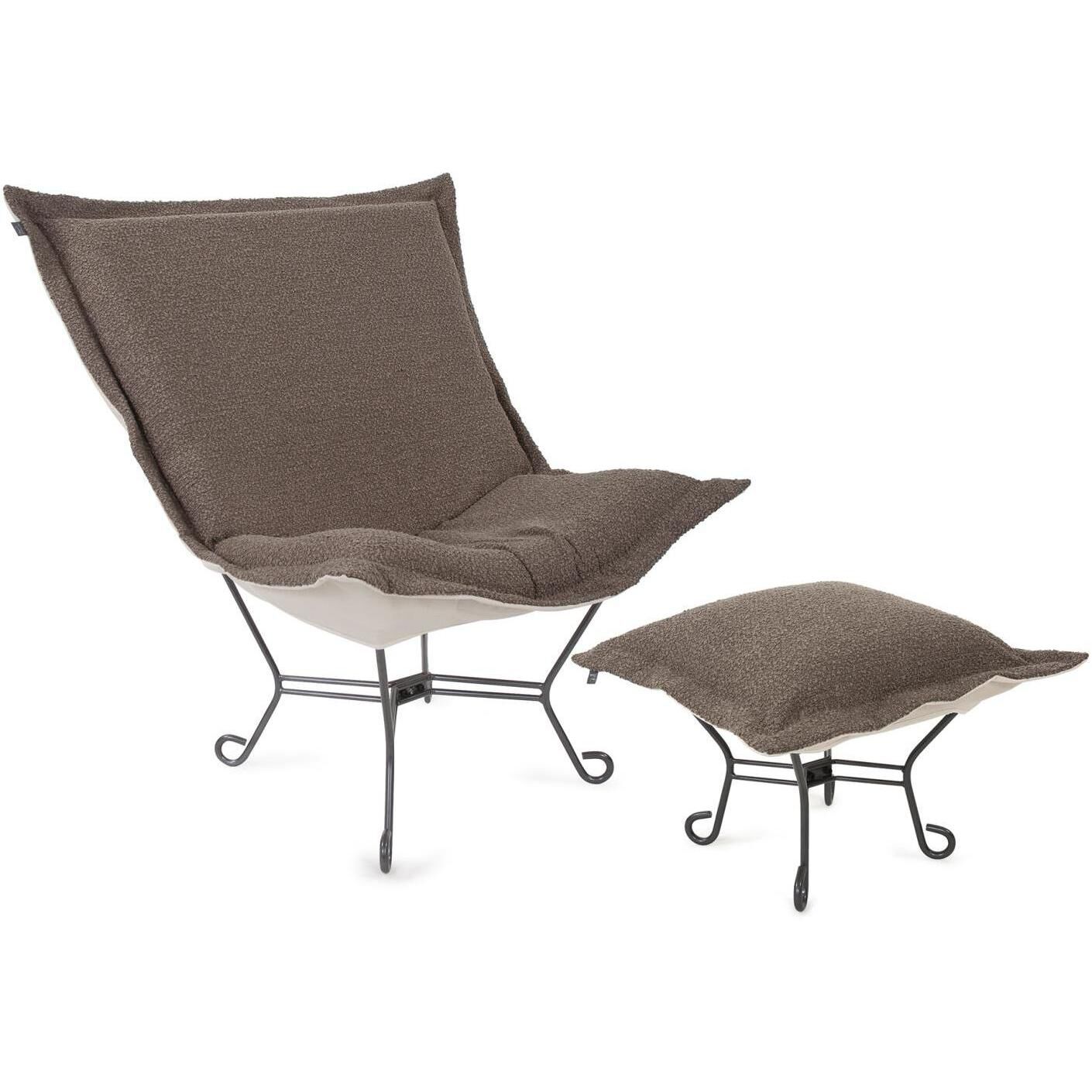 Barbet Chocolate and Natural Chair