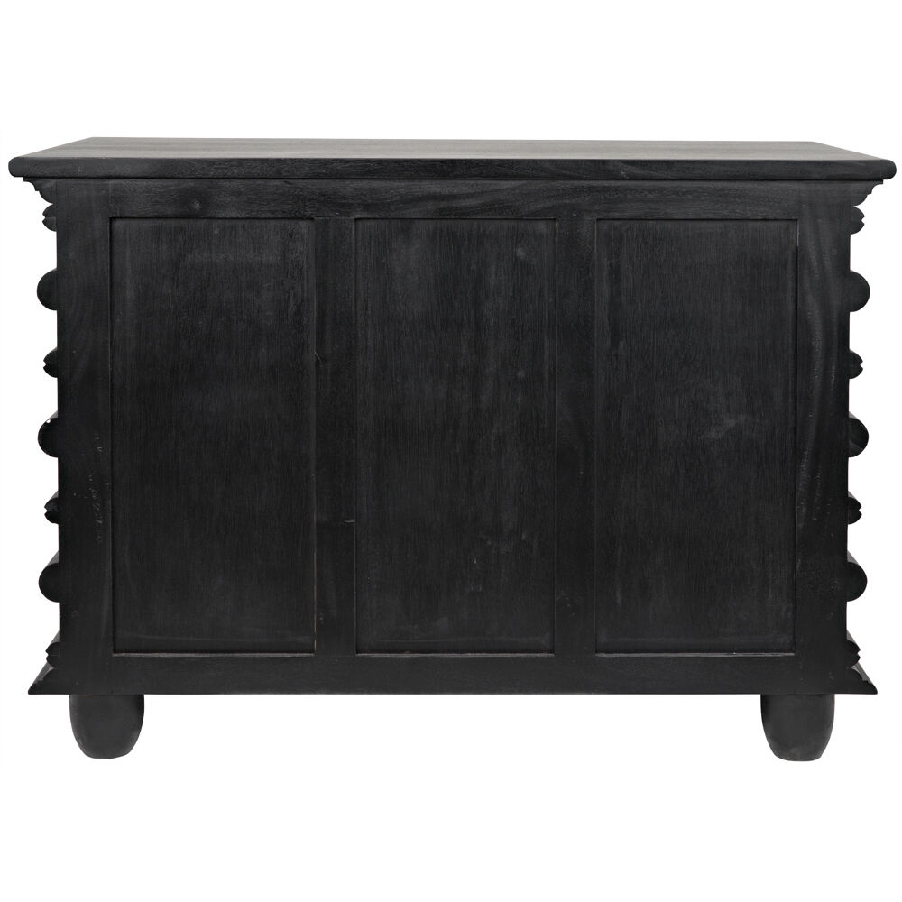 Ascona Hand Rubbed Black Chest, Small