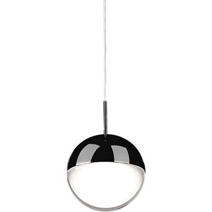 Pluto LED 4 inch Black Chrome Pendant Ceiling Light